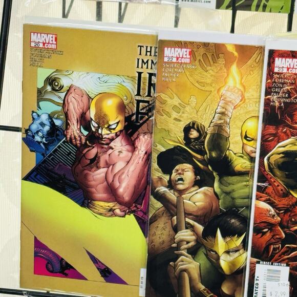 Immortal Iron Fist 19-20 22-27, 27 VAR, Immortal Weapons 2-5 Lot (2007, Marvel) - Picture 7 of 7